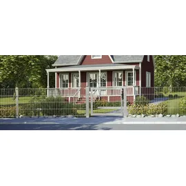 Floraworld Doppelstab-Mattenzaun Comfort 201 x 103 cm feuerverzinkt