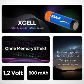 XCell X800AA 800 mAh 10 St.