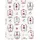 GREENGATE Cindarella Geschirrtuch White 70x50cm