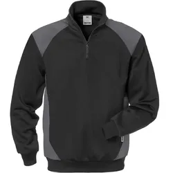 Sweatshirt "7048 SHV" Fusion Skarup UV-Schutz - M - schwarz/grau