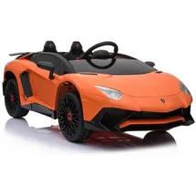 ES-Toys Lamborghini Aventador SV Kinder Elektroauto orange (12 V)
