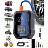 AI Ultra Reifenpumpe 150 PSI Akku Kompressor Elektrische Luftpumpe Auto fahrradpumpe SUP Sprachassistenz Digitalanzeige Powerbank LED SOS Schnellladung mini Kompressor Schlauchboote Zelte Kite Wings