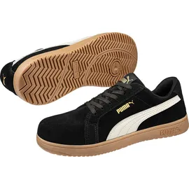 Puma Sicherheitshalbschuhe S1P ICONIC BLK/GUM" - 36 - schwarz