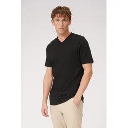 Basic Vneck T -Shirt - schwarz - Mann - TeeShoppen