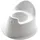 Rotho Babydesign TOP Kindertopf - recycelt - Töpfchen für Kinder - Kindertöpfchen Baby-Töpfchen - Toilettensitz - Kindertoilette - weiss