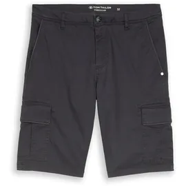 Tom Tailor Herren, Cargo Short regular PRINTED CARGO SHORTS Regular fit 1049728-39731 grau mini, Geometric Print W 30