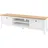 Finori Bergen TV-Lowboard 160 cm weiß/Eiche