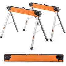 Fantask Gerüstbock Metall bis 500 kg orange/schwarz klappbar