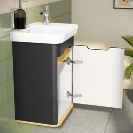Vitra Waschtisch-Unterschrank 50 x 66,5 cm Anthrazit Matt