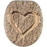 Sanilo WC-Sitz True Love, Hochwertiger und Stabiler Toilettendeckel aus Holz