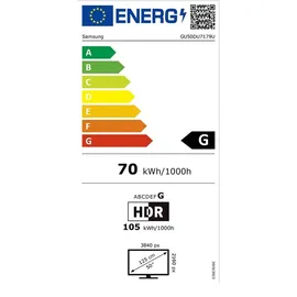 Samsung GU50DU7179 50" Crystal UHD 4K DU7179