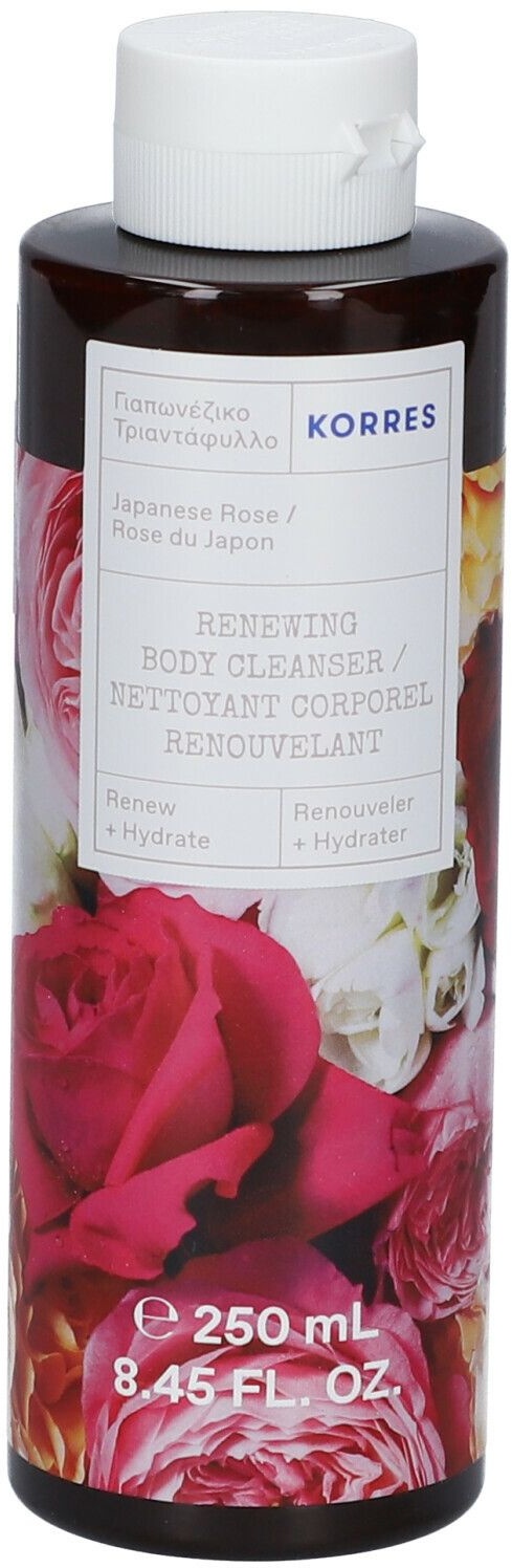 KORRES Gel Douche Corporel Renouvelant - Rose du Japon 250 ml gel douche