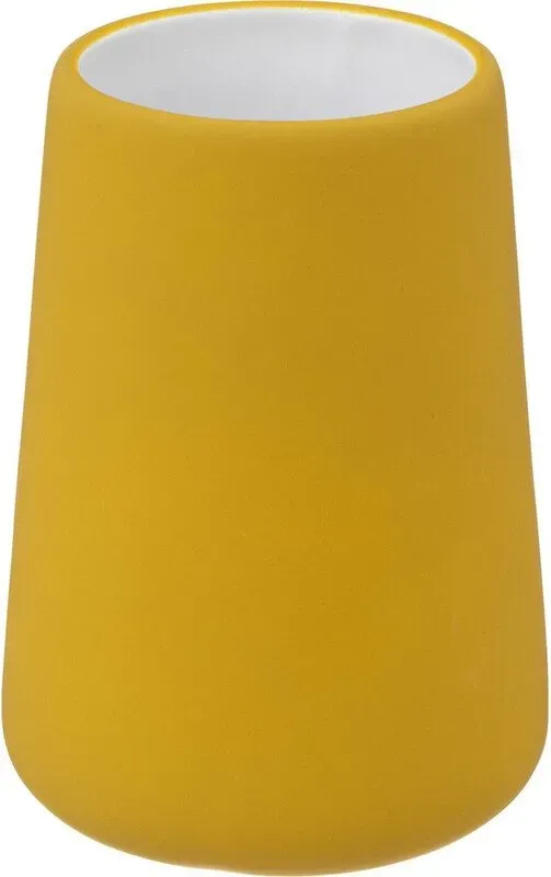 5five Keramik-Zahnbürstenhalter – Gelb, 11,4 cm