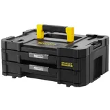 Stanley TSTAK IV Werkzeugkoffer mit 2 Schubladen schwarz 44 x 33,17 x 17,6 cm
