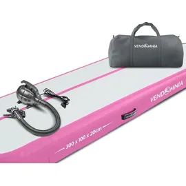 Vendomnia TRACK Matte - aufblasbar, Tumbling Gymnastikmatte, Turnmatte, Trainingsmatte, Fitnessmatte