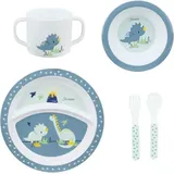 Sterntaler 6802423 Geschirrset DINO Rexi blau