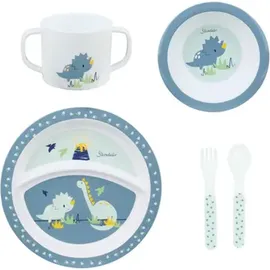 Sterntaler 6802423 Geschirrset DINO Rexi blau