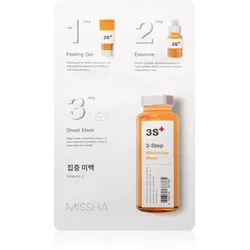 Missha 3-Step aufhellende Maske in drei Schritten 25 g