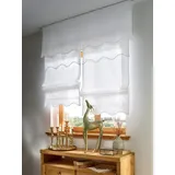 heine Gardine Querbehang, Multifunktionsband (1 St), blickdicht, Querbehang weiß 260 cm x 40 cm