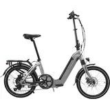 AsVIVA E-Bike 20" Klapprad B13 Stadtfalter 36V 14,0Ah Elektro-Klapprad Elektrofahrrad Pedelec grau