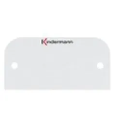 Kindermann Blindblende Halbblende neutral aluminium eloxiert 54x54mm
