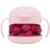 Ubbi Tweat No Spill Snack Container for Kids, BPA-Free, Toddler Snack Container, Blush Pink