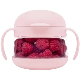 Ubbi Tweat No Spill Snack Container for Kids, BPA-Free, Toddler Snack Container, Blush Pink
