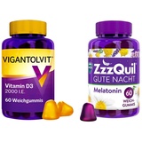 Vigantolvit 2000 i.E. Vitamin D3 60 stk + Wick Zzzquil Gute Nach