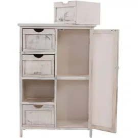 Mendler HWC-D12 82 x 55 x 30 cm Weiß