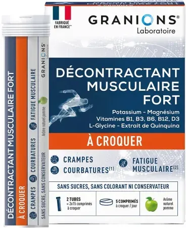 Granions Muskelentspanner Stark 30 Kautabletten