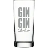 4youDesign Gin Glas mit lustigem Spruch | Gin Gin Situation | Geschenkidee für Männer und Frauen | Geschenk zum Geburtstag, Weihnachten, Valentinstag, Vatertag oder zur Hochzeit | Füllmenge 485 ml