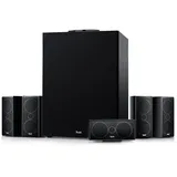 Teufel CONSONO 35 Concept Power Edition - 5.1 Surround Soundsystem, Komplettsystem Heimkino mit integriertem AV-Receiver, Bluetooth, Dolby Audio, USB-C-Soundkartenfunktion, HDMI ARC CEC -schwarz