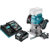 Makita RP 001 GM101 Akku Oberfräse 40 V max. 12 mm Brushless + 1x Akku 4,0 Ah + Ladegerät