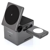 CHOETECH T632-F 3-in-1 15W induktives Ladegerät (schwarz)