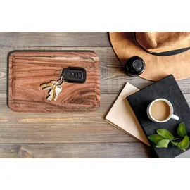 Marrakesch Orient & Mediterran Interior 2er Set Akazienholz Serviertablett Servierbrett Anea 30x20cm