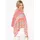 Zwillingsherz Dreieckstuch "Maralda", Damen, türkis orange pink, Strick, Materialmix, gemustert, mehrfarbig, Modetücher, farbenfrohes Muster, wärmend, Strick