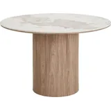 VCM Veria Ø 120 cm weiß