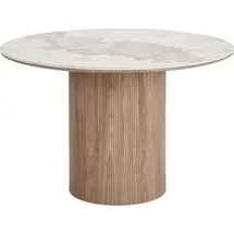 VCM Veria Ø 120 cm weiß