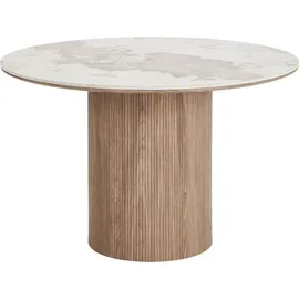 VCM Veria Ø 120 cm weiß