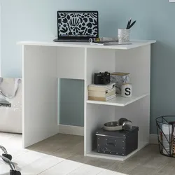 Kadima Design Computertisch `Segre`, großzügige Arbeitsfläche, praktische Aufbewahrung, Spanplatte. 82x60x76 cm