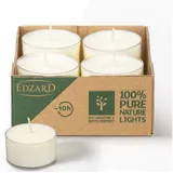 Edzard Teelichter 39 mm 8 St. weiß