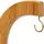 Relaxdays Bananenhalter Sheldon, Hxbxt:28,5x16x16cm, dekorativer Bambusständer für Obst, natur