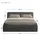 home collective Polsterbett 200 x 200 cm Anthrazit