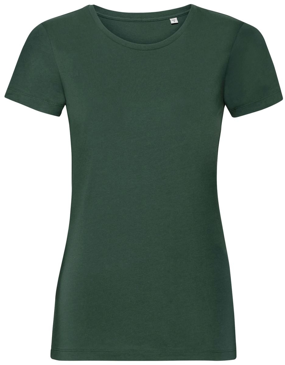 Russell Ladies Pure Organic T-Shirt, bottle green, S