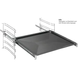 AMICA Teleskop-Teilauszug, silber (edelstahlfarben), Teleskopauszüge, für Amica Backöfen