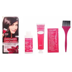 Dauerfärbung Color Sensation 3 Garnier Color Sensation Dunkles Kastanienbraun 110 g