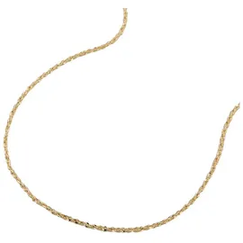 GALLAY Kette 0,6mm Fantasie-Muster gedreht Gold 45cm