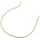 GALLAY Kette 0,6mm Fantasie-Muster gedreht Gold 45cm