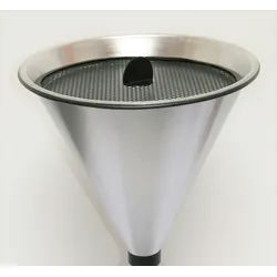 Stand Aschenbecher Diabolo 71x40cm Aluminium inkl. 25kg Quarzsand SZAGATO Aschenbecher groß Standaschenbecher außen Aschenbecher stehend draußen