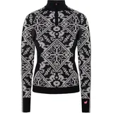 KARI TRAA Damen Saga Half Zip Longsleeve (Größe S, schwarz)